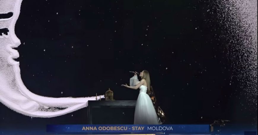 Representative of Moldova in Eurovision, Anna Odobescu had first general rehearsal in Tel Aviv