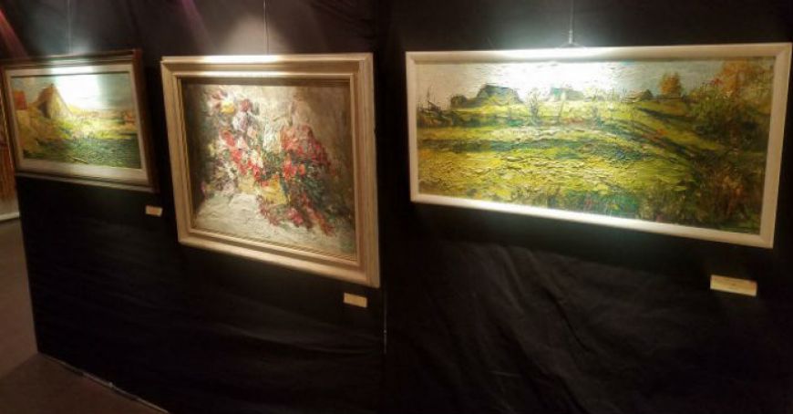 Works of a Moldovan painter displayed in Strasbourg
