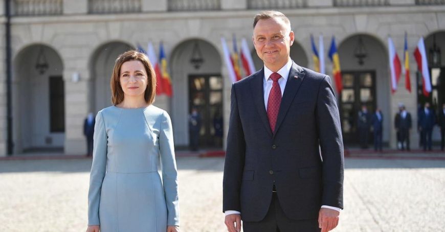 The President of Poland, Andrzej Duda, pays a visit to the Republic of Moldova