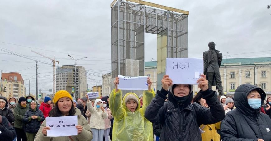 Hundreds of women protested in Yakutsk against the mobilization