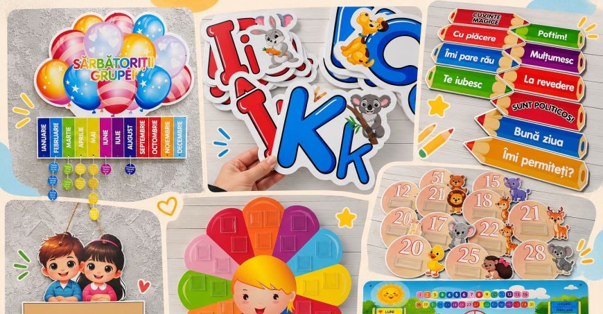 ADVERTORIAL | Panouri personalizate pentru grădiniţă: cum să alegi materialele care ajută