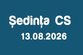 Şedinţa CS din 13 august 2026
